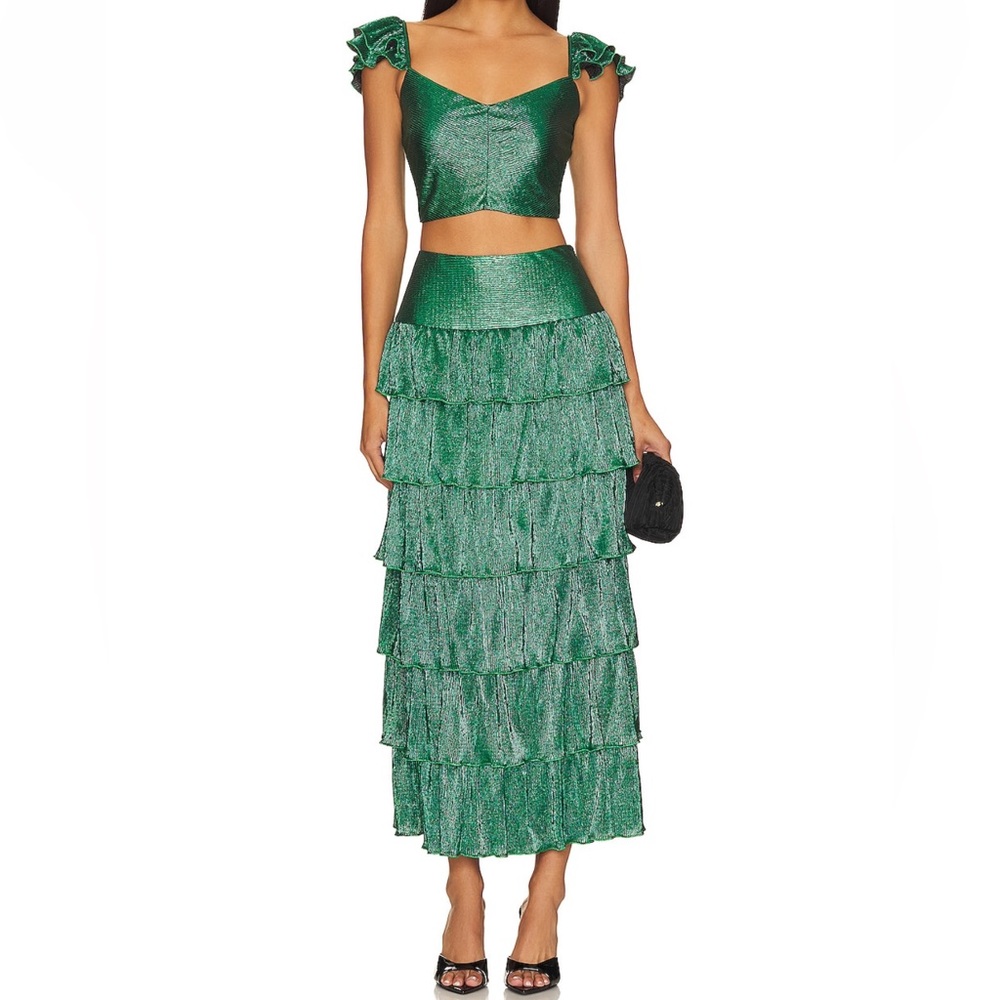 Saylor Catt Top and Midi Skirt SET